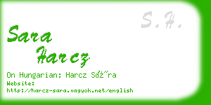 sara harcz business card